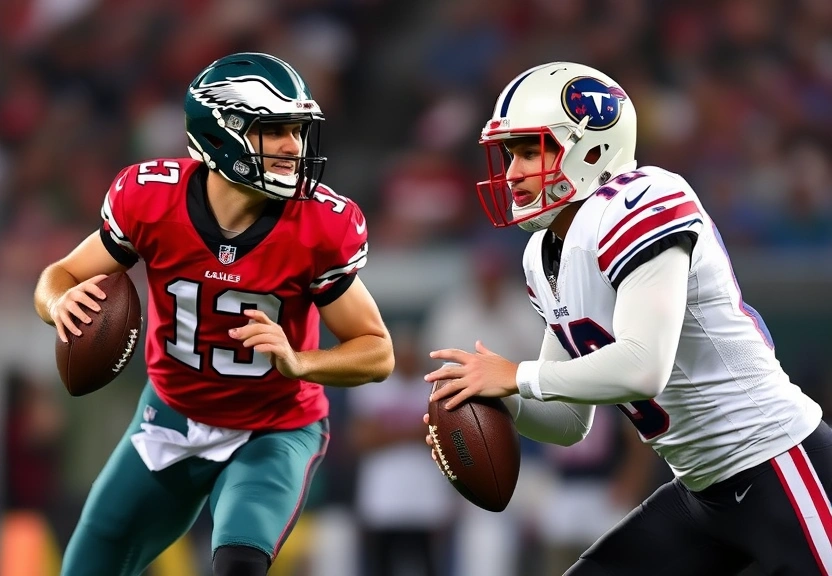 Representação visual de Rumores de la NFL para la Semana 7: Lo que estamos escuchando sobre la ofensiva de los Eagles, las lesiones de los 49ers, el cambio de entrenador en los Titans.